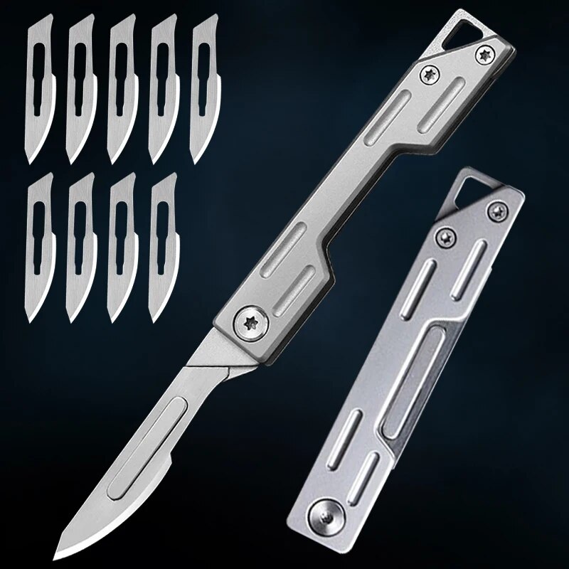 Craft Knife Set - سكين جيب من الفولاذ المقاوم للصدأ