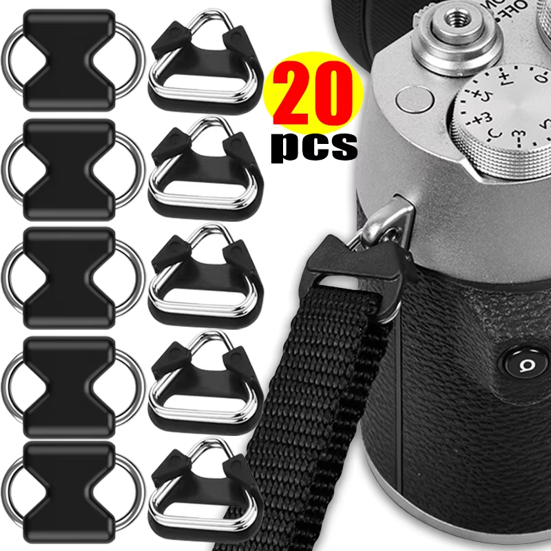 D Ring Strap - 20/2 قطعة حلقات تثبيت حزام الكاميرا،