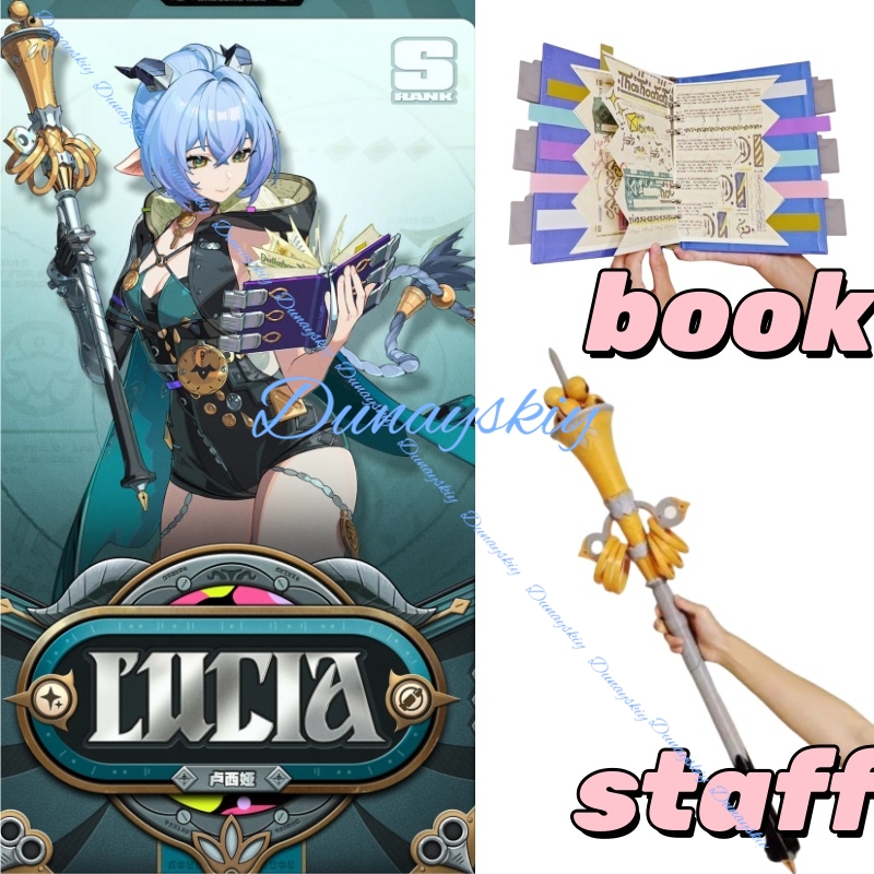 Cosplay Prop Book - لعبة Zenless Zone Zero Lucia Cosplay