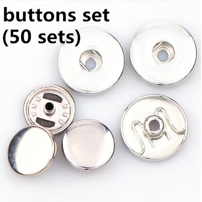 Snap Fastener Set - 50 مجموعة من أدوات تثبيت الأزرار