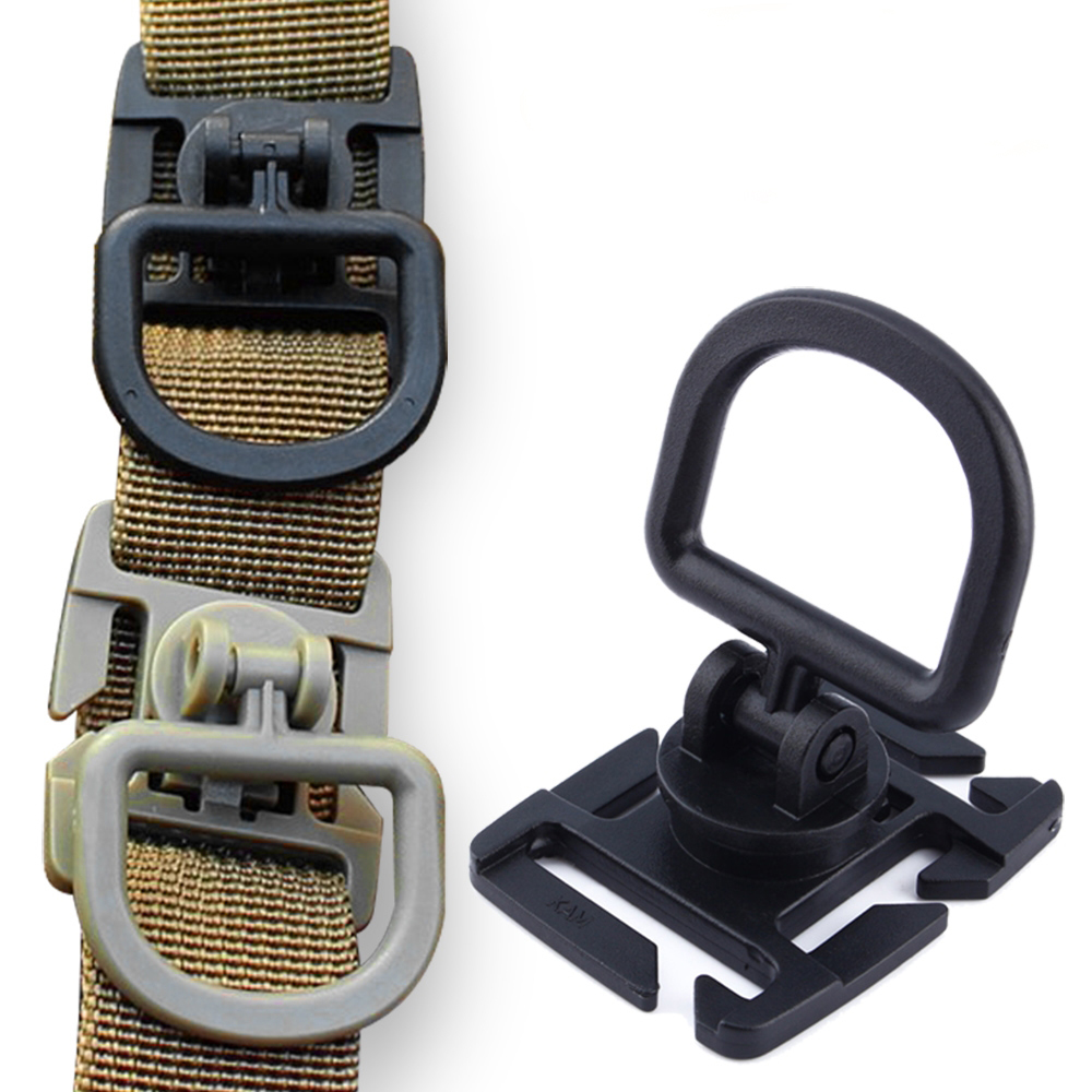 D Ring Strap - 4 قطعة 360 دوران D-حلقة كليب