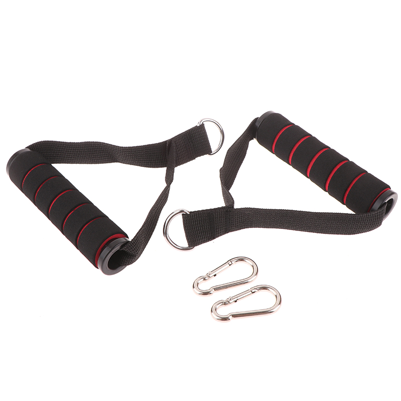 D Ring Strap - مقابض معدنية لآلة الكابلات وأحزمة المقاومة