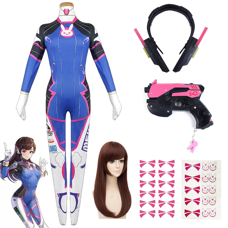 Cosplay Prop Pistol - لعبة Overwatch Dva تأثيري ازياء الجوارب