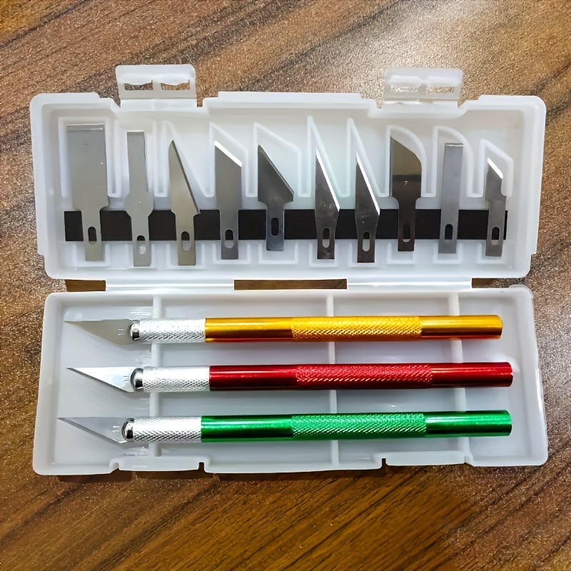 Craft Knife Set - مجموعة سكاكين نقش من سبائك الألومنيوم