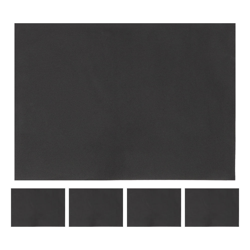 Cosplay Prop Foam Board - 5 قطع من ألواح الفوم السوداء