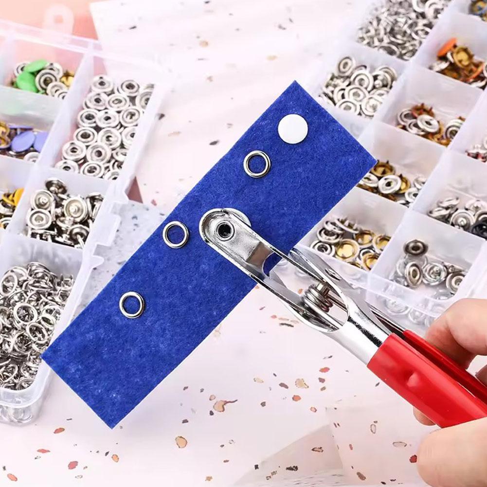 حار 100 قطعة أزرار إطباقية معد - مراجعة Snap Fastener Set وسعره