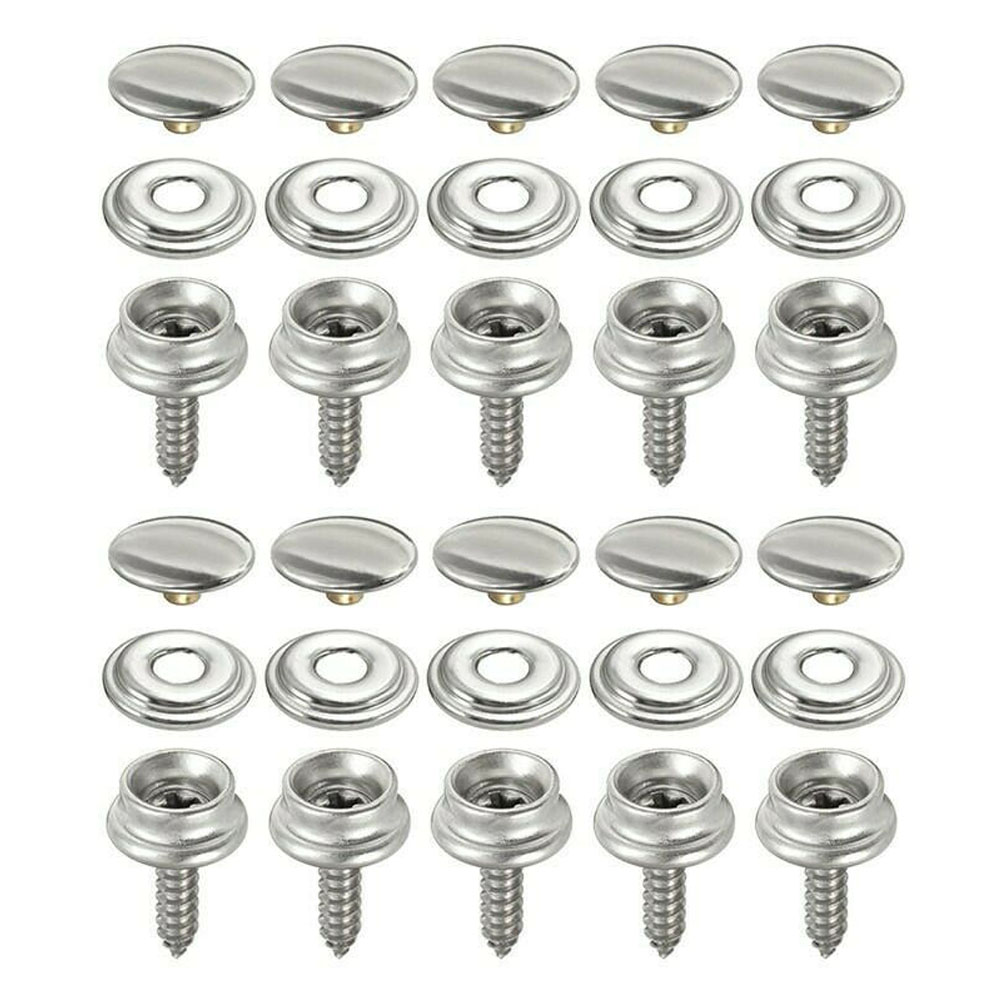 30 قطعة المفاجئة السحابة المقا - مراجعة Snap Fastener Set وسعره