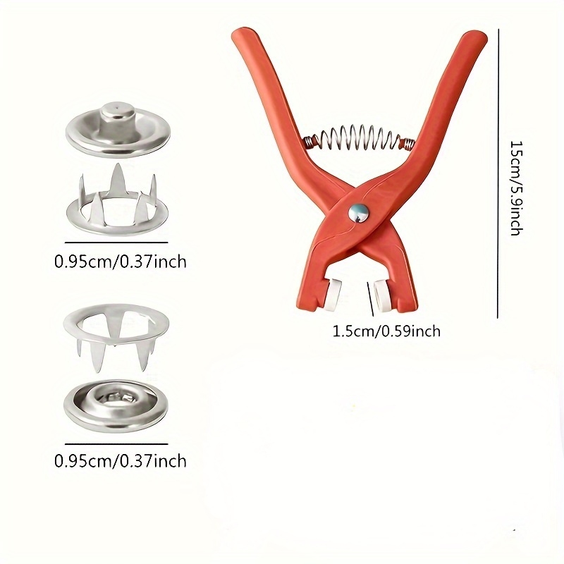 50 مجموعة من كماشات التثبيت ال - مراجعة Snap Fastener Set وسعره