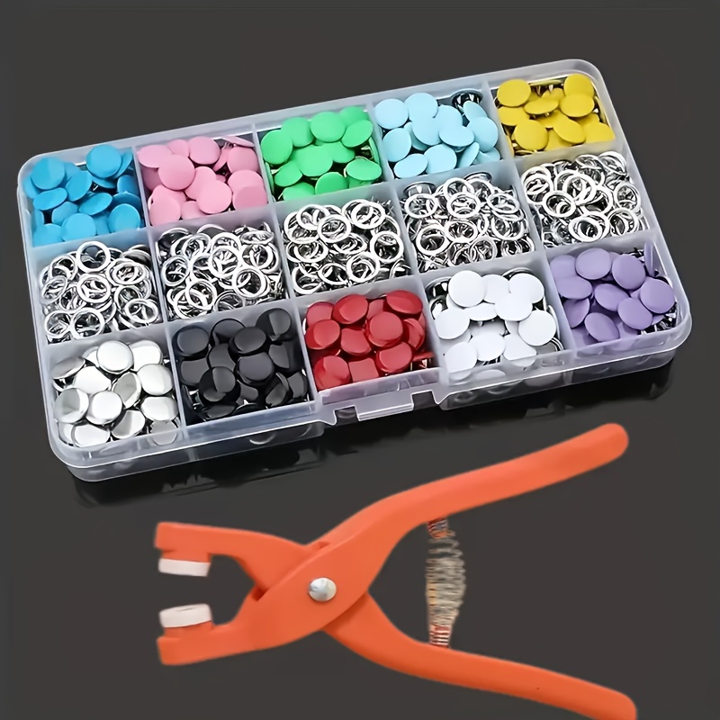 100 قطعة من أزرار الخياطة المع - مراجعة Snap Fastener Set وسعره