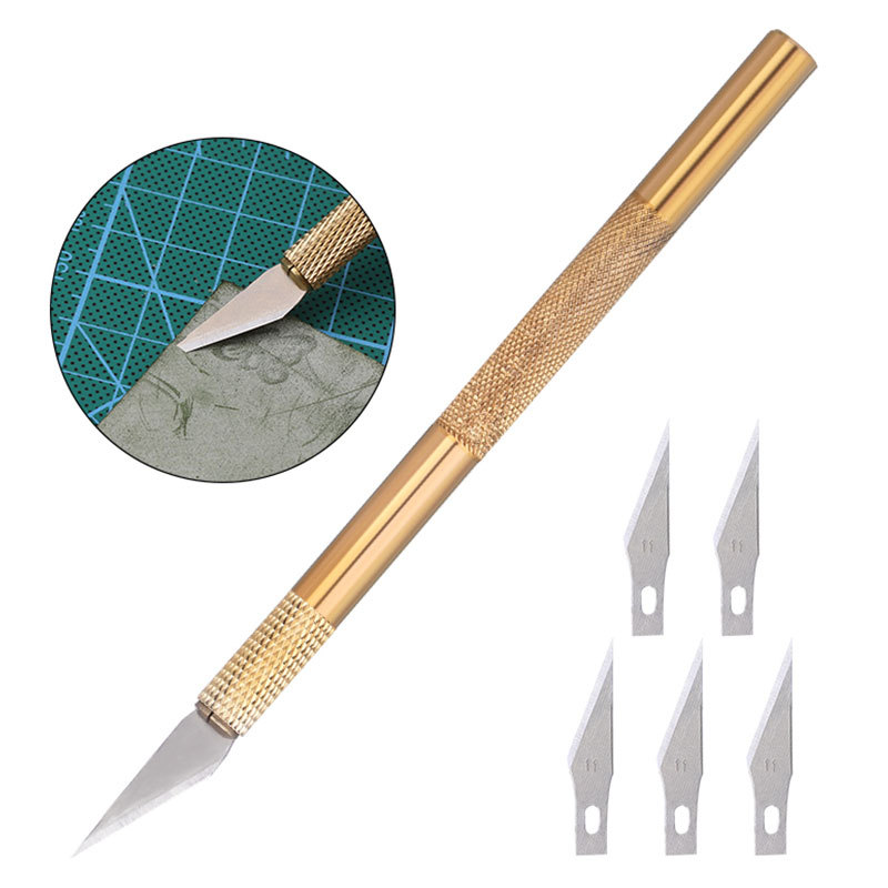 1 مجموعة نحت المعادن مشرط سكين - مراجعة Craft Knife Set وسعره