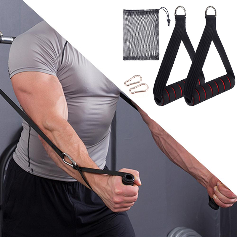 مقابض معدنية لآلة الكابلات وأح - مراجعة D Ring Strap وسعره