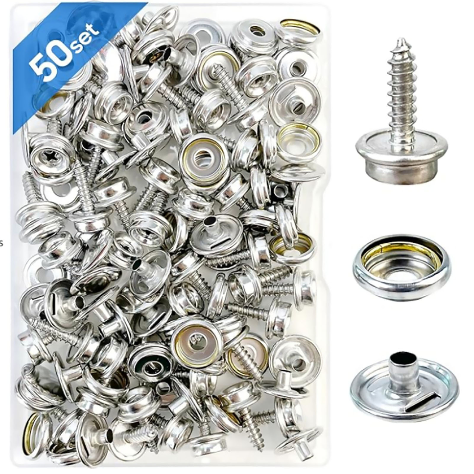 طقم تثبيت زر المفاجئة من الفول - مراجعة Snap Fastener Set وسعره